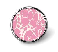 Giraffe Texture Round Badge Pin Funny 1 Inch Button Brooch Lapel Pins Fashion Hat Shirt Pin Tie Tack Pinback Buttons Badge Party Supplies Decor Badges For Clothing Coat Hat Dress For Men Women