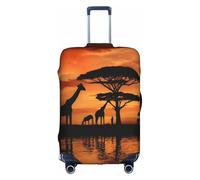 Giraffe Under The Tree in Africa Elastic Travel Luggage Cover Luggage Cover Luggage Case Tao18-32inch Luggage Cover with Zipper Antis Scratch Dust Tight Quick Fixation and Disassembly