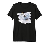 Giraffe with Head in the Clouds Premium T-Shirt