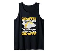 Giraffes are Awesome I'm Awesome I'm A Funny Giraffe Tank Top
