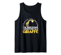 Giraffes are Awesome I'm Awesome I'm A Funny Giraffe Tank Top
