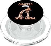 Giraffes are my Spirit Animal Giraffe PopSockets PopGrip for MagSafe
