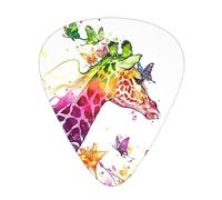 Giraffes Butterfly Guitar Paddle 12 Pack Guitar Pickup Suitable For Playing Acoustic Guitars, Electric Guitars, Etc.