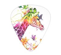 Giraffes Butterfly Guitar Plectrums Classical Triangle Bass Acoustic And Electric Guitar Plectrums For Guitarists 12 Pieces