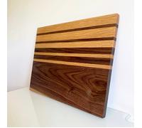 Giraffes & Craftz Black Walnut & Oak Cutting Board - 40x30x2cm