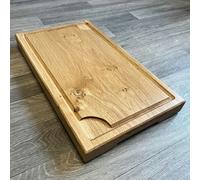 Giraffes & Craftz Extra Large Oak Carving Board - 50x40x4.5cm - Cottage