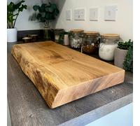Giraffes & Craftz XL Oak Live Edge Chopping Board - 50cm x 45cm x 5cm