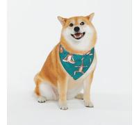 Giraffes Doing Various Yoga Pattern Dog Bandanas, Comfortable Cotton Triangle Bibs Scarfs for Dogs Or Cats,Cute Pet Kerchief for Medium Large Dogs-X-Large