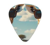 Giraffes Guitar Picks Gift Set - Smooth Durable Plectrums For Acoustic, Electric & Bass Guitar, Perfect Present For Guitar Lovers & Musicians