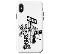 Giraffe's Path on Broadway Case for iPhone X/XS