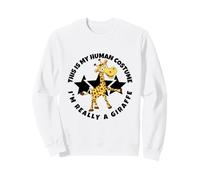 Giraffes This Is My Human Costume I'm Really A Giraffe Sweatshirt