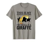 Giraffes This is My Human Costume I'm Really A Giraffe T-Shirt