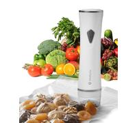 GIRAFFYCO Cordless Handheld Vacuum Sealer Machine for Food (Machine Only), Portable Vacuum Sealer with Visible Water Tank for Reusable Valve Vacuum Bags, Meal Prep & Freezer Storage