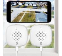 Girafit 3MP 2K Window Camera, 2.4GHz 5GHz WiFi Cameras for Home Security, 2 Pack with ChroMax Al Color Night Vision, Person and Motion Detection, 24/7 Recording,
