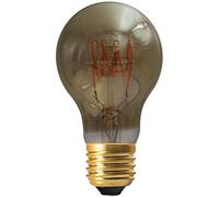 Girard Sudron 716662-LED GLS A60 LED Looped Filament Lightbulb Lamp, E27 (ES Edison Screw Cap), Smokey, Very Warm White, 160 Lumens, Dimmable, 4 W