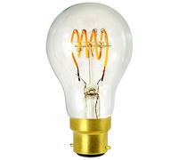 Girard Sudron 716667-LED GLS A60 LED Looped Filament Lightbulb Lamp, E27 (ES Edison Screw Cap), Clear, Very Warm White, 240 Lumens, Dimmable, 4 W