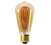 Girard Sudron LED Edison Filament Loops 5W 260lm E27 ST64 Amber Lamp