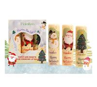 Gireatick 3pcs Magic Color Changing Lipstick Set, Temperature Change Long Lasting Lip Balm, Moisturizing Crystal Jelly Lipsticks, Christmas Party Gifts Favors Stocking Stuffers