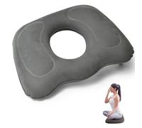 Girejujon Inflatable Ring Cushion for Tailbone Pain Relief,Hemorrhoid Cushion,Portable Support Pillow with Ergonomic Design for Sciatica, Pregnancy, and Postpartum Comfort