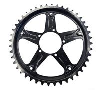 Girftong 44T Chainring For Bafang for BBS01 for BBS02/G340 Drive Motor, 7075 Aluminum Alloy Sprocket, Lightweight Black Chain Wheel Guard Replacement Part