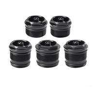 Girftong Bicycle Fork Valve Nut, Aluminum Alloy Top Cap Assembly, 28.3/30.3/32.3x1.0mm Thread, Compatible With for ROCKSHOX Air Forks, Black(30.3x1.0MM B)