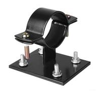 Girftong Bike Basket Fixed Holder Mount, Adjustable Metal Fixing Bracket For 15-54mm Tubes, Compatible With Scooter E-Bike Road Mountain Cycling Accessories Black(M)