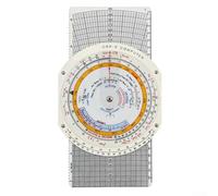 Girftong E6B Flight Computer Aviation Plotter Circular Slide Rule For Pilot Training And Flight Planning, Manual Navigation Tool With Wind Vector Solutions(E6B-P5)