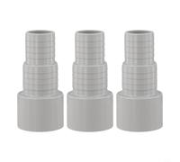 Girftong Pool Pump Hose Adaptor, Ø50 Mm Socket For Ø32/38 Mm Hoses, ABS Connector For 800 W Swimming Pool Equipment Parts And Accessesories(3pcs)