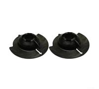 Girftong Rear Suspension Spring Lower Seat Cup, 2 Pack Black Plastic Direct Replacement, Compatible With for FORD Fiesta 2009-2018 EcoSport 2013-2018