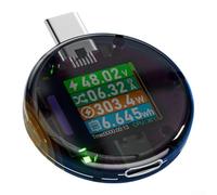 Girftong USB-C PD Tester, 48V Digital Voltage And Current Meter With Capacity Measurement, High 0.05% Accuracy For Type-C Protocol Analysis And Battery Detection(Black)