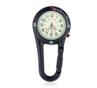 Girihe 1 PCS Nurses Fob Watch, Luminous Fob Watches for Nurses Portable Carabiner Watch, Fo b Watches for Doctors Climbing Sport and Nurse