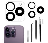 Girihe 1 Set Camera Lens Replacement for phone 13 Pro/Pro Max, Original Back Camera Lens Replacement with Adhesive Preinstalled and Repairing Tool Kit Anti Lens Scratch Waterproof