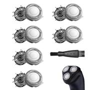 Girihe 1 Set Shaving Heads, 6 Pack Phi Lips 5000/3000 Replacement Shaver with Cleaning Brush for Series At8xx, At7xx, Pt7xx