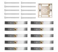 Girihe 10 Pack Electrical Back Box Repair, Universal 86 Type Back Box Repair Clips Socket Boxx Repairr Kit, Electrical Socket Repairr for Fixing Cable Junction Boxes and Securing Soket Base Boxes