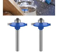Girihe 2 PCS Biscuit Jointer Router Bit 1/4, Router Bits Routerr Tool Routerr Bits 1/4 Shank, Wood Work Biscuits for Jointers for Slotting Grooving Rebating Applications