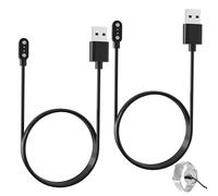 Girihe 2 PCS Reflex Active Smart Watch Charger, 4 MM Smart Watch Charger 2 Pin Magnetic, 60 CM Charging Usb Cables for Dafit Erunsa