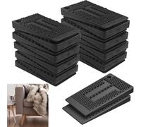 Girihe 20 PCS Flexible Plastic Wedges, Furniture Levellers, Non-Slip Plastic Building Wedges for Levelling Home Restaurant Use Waterproof Stackable