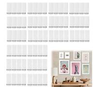 Girihe Picture Hanging Strips, Wall Hanging Strips for Damage-Free Mounting, Picture Hanging Strip for Rental Properties, 72pcs 16 * 46mm Command Strip Heavy Duty