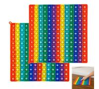 Girihe Silicone Times Tables Poster, Times Tables Game, Multiplication Table Pop It 12x12 & 12+12, Multiplication Table for Kids, Maths Fidget Stress and Anxiety Relief Appliance