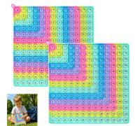 Girihe Times Tables Game, Times Table Poster, Macaron Color Multiplication Table Pop It, Multiplication Tables, Silicone Maths Fidget Stress and Anxiety Relief Appliance(12x12 & 12+12)