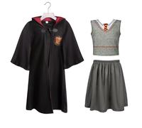 (Girl, 11-14Y) Kid's Boys Girls Cosplay Costumes Harry Potter Hermione Granger Gryffindor Uniform Set