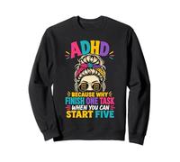 Girl ADHD Awareness Woman ADHD Sweatshirt