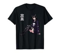 Girl Anime Horror Gothic Aesthetic Japanese Waifu T-Shirt