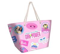 Karactermania Barbie Malibu-Soleil Beach Bag, Pink, 52 x 37 cm