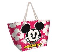 Disney Mickey Mouse Hawaii-Soleil Beach Bag, Red, 52 x 37 cm