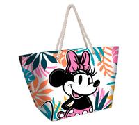 Girl beach Bag Karactermania Disney Minnie Island Blanc 37x52x17 cm