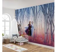 Komar Disney Frozen Friends Forever Photo Wallpaper - Size 368 x 254 cm (Width x Height), Anna, Elsa, Frozen 2, Frozen, Wallpaper, Wall Design, Children's Room, Decoration - 8-4102