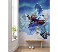 Girl bedroom WALLPAPER Disney characters wall mural Frozen II Elsa Anna OLaf