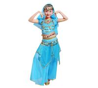 Girl Belly Dance Sequin Indian Costume Halloween Wear Carnival Sets Teen Active