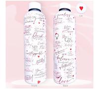 Girl Boss 24oz Motivational Water Bottle - Stainless Steel, Vacuum Insulated, Daily Affirmations, Boss Lady Gifts for Women, Positive Gift for Work, Travel, Gym, Office